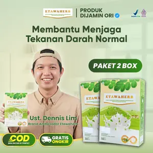 Etawaherb 2 Box Minuman Susu Kambing Etawa & Daun Kelor Bantu Stabilkan  Kolesterol, Tekanan Darah, Jaga Kesehatan Jantung  BPOM, Halal, COD