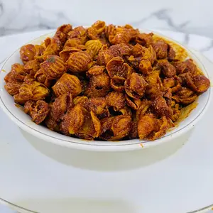 KERANG NIKMAT 250gr GURIH DAN RENYAH Cemilan Pedas Vegetarian Lychee Food  Makanan Kering Asin Food murah snack Kentang Gluten