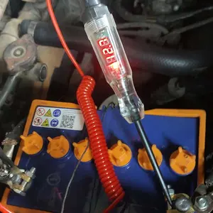 【READY STOCK】Tespen Digital DC Tester Testpen Kelistrikan Listrik Mobil Motor 6v/12v/24v/36v Auto Voltage Universal Digital Obeng Testpen DC COD