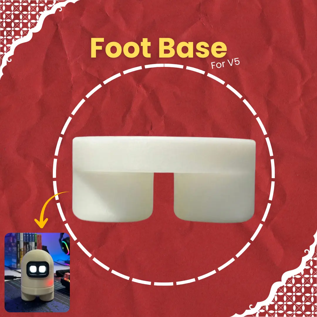 Aksesoris Robot Mochi V5 | Foot Base | Ghose Base | Flazz Base | Customize | Accessories V5 | Kaki Robot Mochi