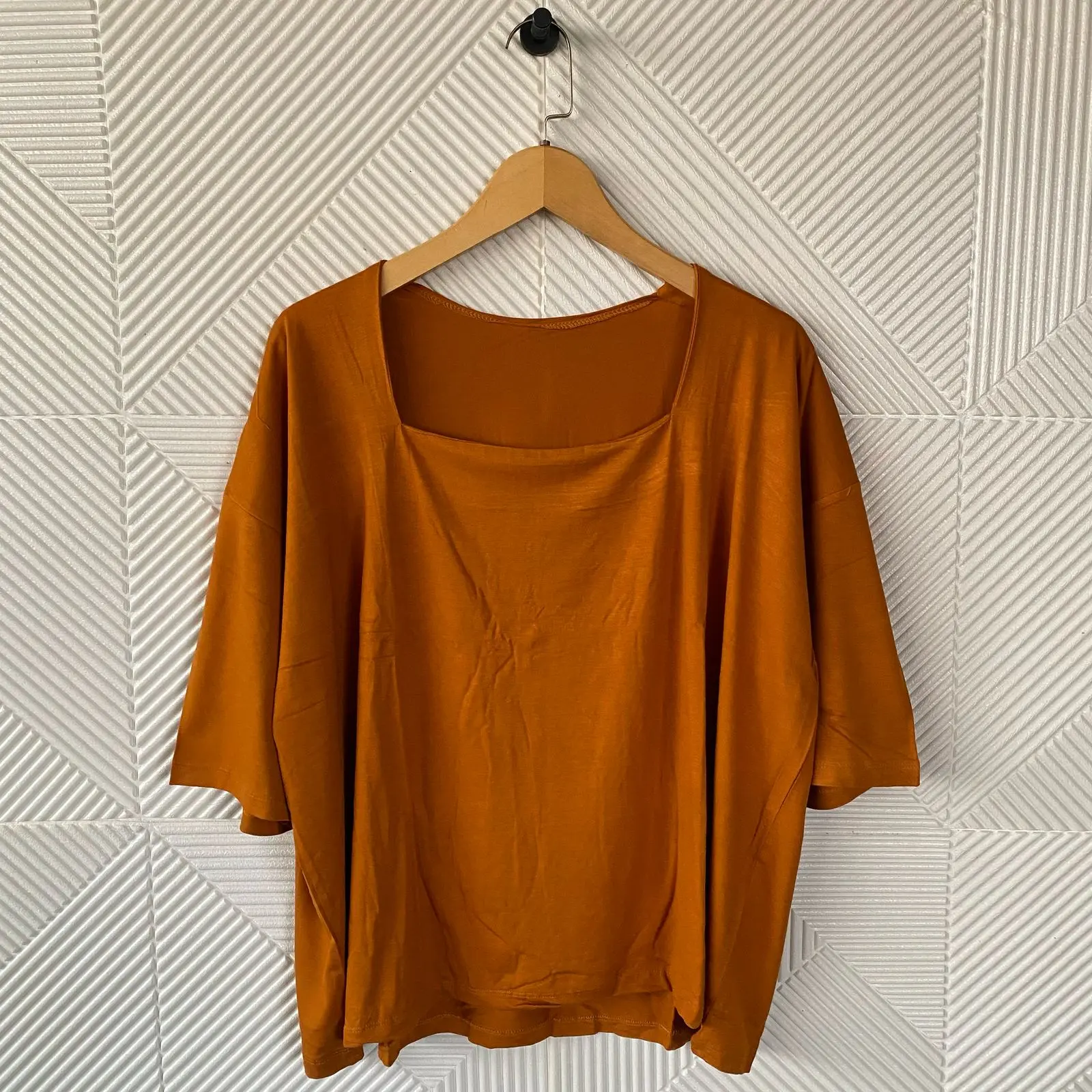 Atasan LD 140/Kaos Jumbo Big Size/Atasan Kerah Kotak Super Jumbo/Kaos Oversize Wanita /Atasan XXXL