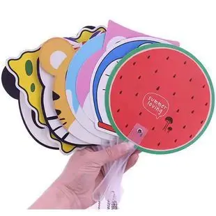 Kipas Tangan kecil karakter lucu buah kartun/ kipas musim panas
