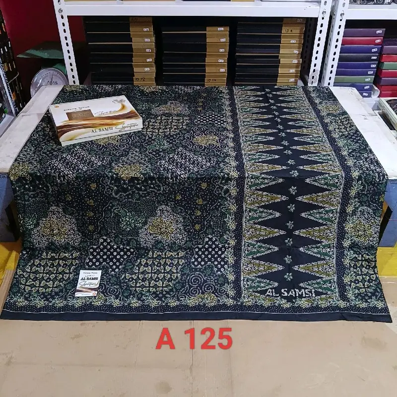 SARUNG AL SAMSI MIX  BLACK SERIES WARNA  SIGNATURE  PREMIUM MOTIF BATIK SARUNG DEWASA 7