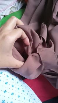 GAMIS NIKITA WOLFIS RAYON CRINKLE JILBABSHAFI - Shop | Tokopedia
