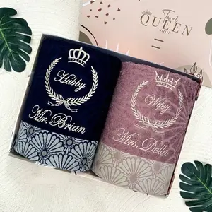 Handuk Couple New Sunny (Free Bordir + Box) - Towel Queen Shop