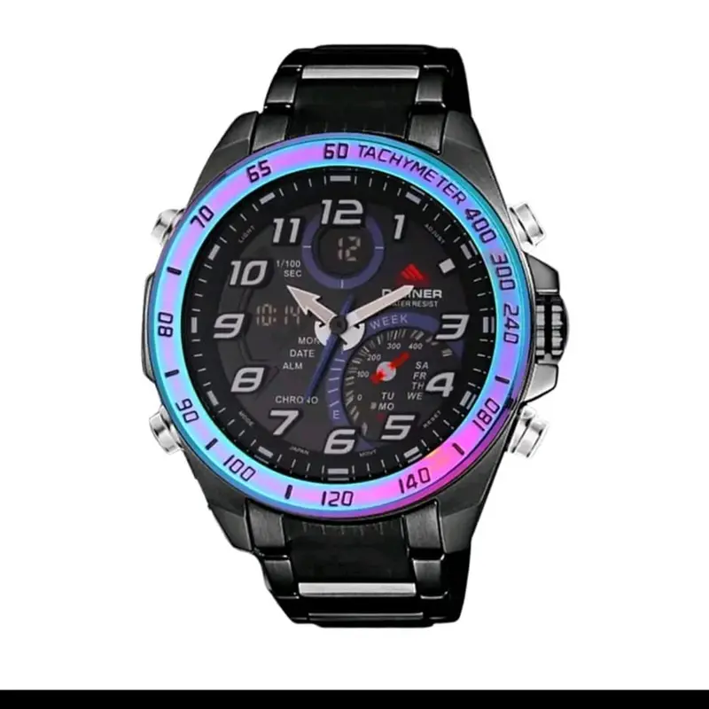JAM TANGAN PRIA D-ZINER 8292 DOUBLE TIME ORIGINAL 1