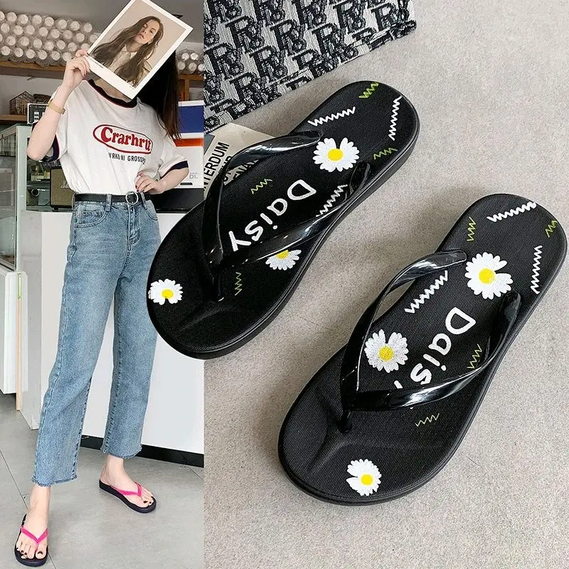 Sandal Jepit Fashion Wanita Daisy - Sandal Jepit Wanita Bahan Spon 6