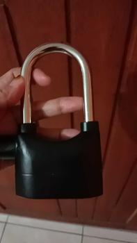Product Review of Gembok Alarm Anti Maling LR-44 Kunci Pengaman Pagar / Motor / Pintu from n**3 0
