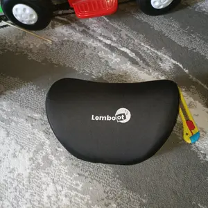 LEMBOOT Bantal Mobil Set Ergonomis Memory Foam 100% Bantal Leher Mobil Bantal Pinggang Mobil
