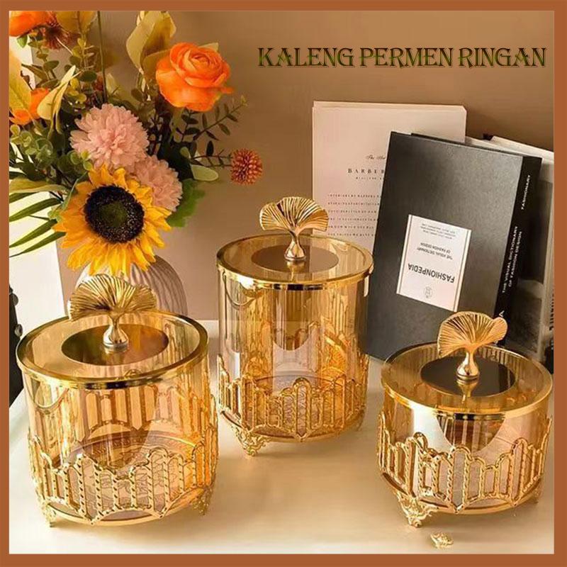 Toples Gold Toples Kaca Guci Penyimpanan Kaca Bening Rumah Meja Kopi Meja Permen Meja Atas Kotak Penyimpanan Retro Mewah Kotak Penyimpanan Disegel Ornamen Dekoratiftransparent Glass Storage Jars Home Toples Aesthetic Lebaran 1 Set Toples Kaca Aesthetic 1