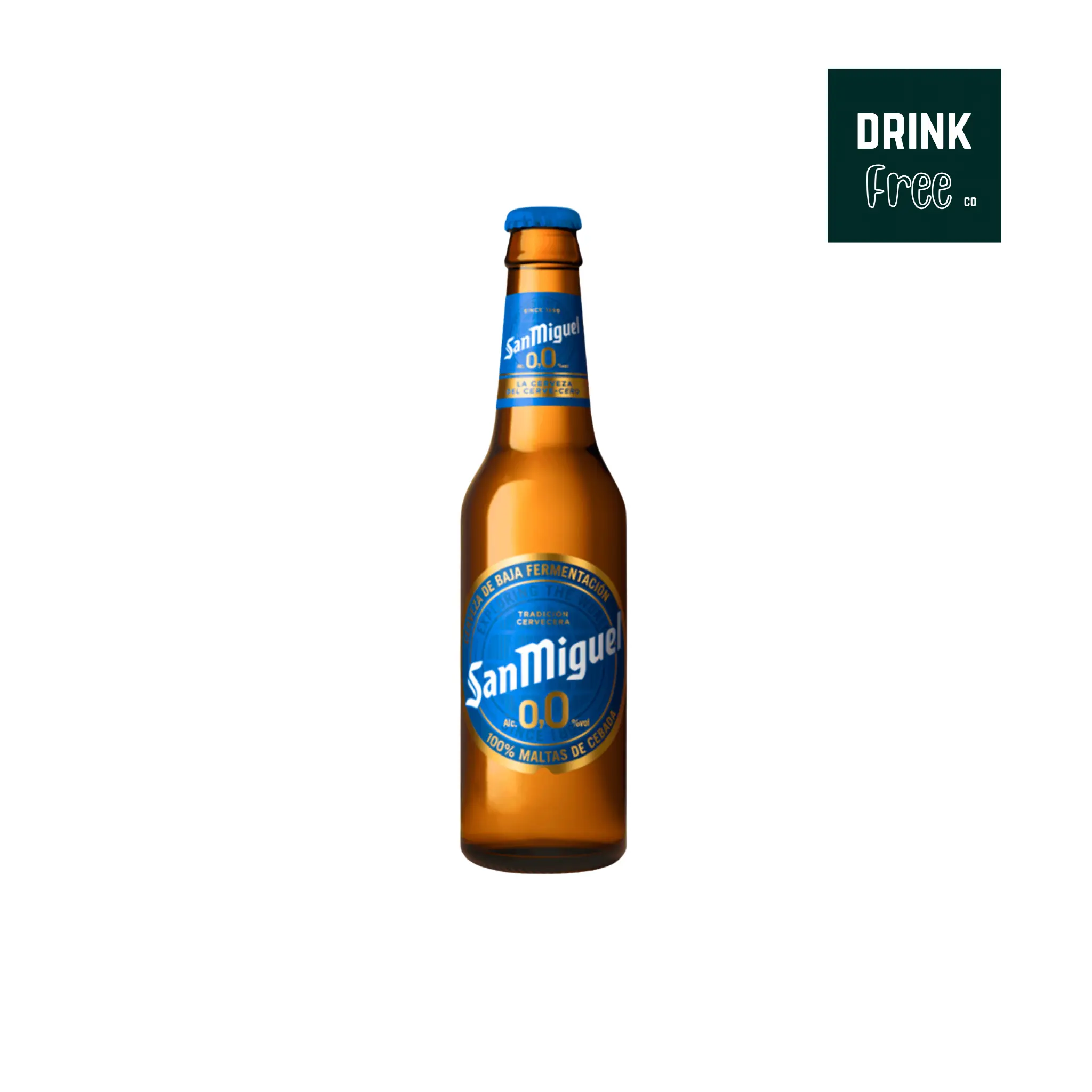 San Miguel 0.0%  (24 x Bottles 330ml) - Non Alcoholic Beverage