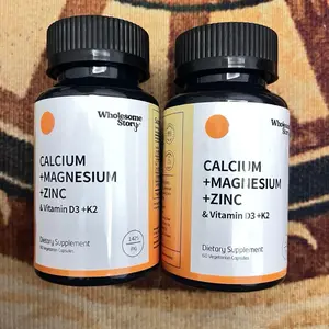 Wholesome Story Calcium Magnesium Zinc & Vitamin D3 K2 Mendukung Kesehatan Tulang dan Sistem Saraf