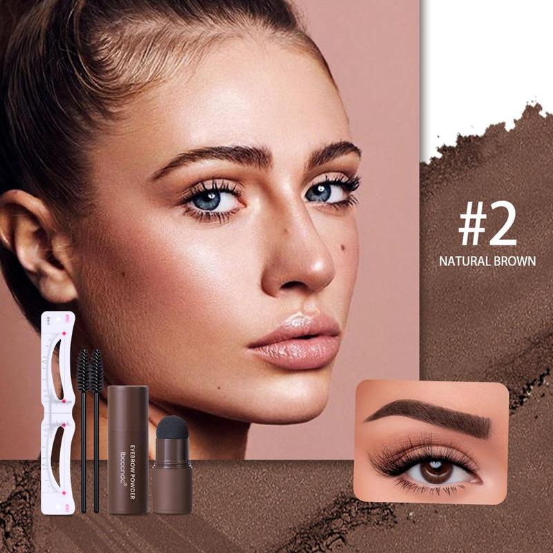 Product Introduction of Eyebrow Powder Set Waterproof Long Lasting Soft Mushroom Head Eyebrow Styling Makeup 50