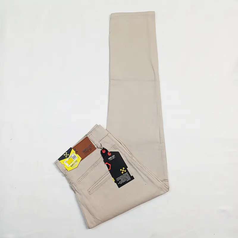 Chino Long Pants Skinny Formal Material Cotton Twill Stretch Khaki 8