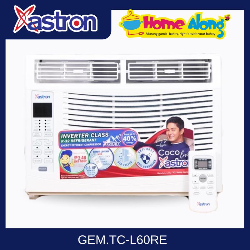 Astron Inverter Class .6HP Aircon with Remote (TC-LRE60 Built-I…
