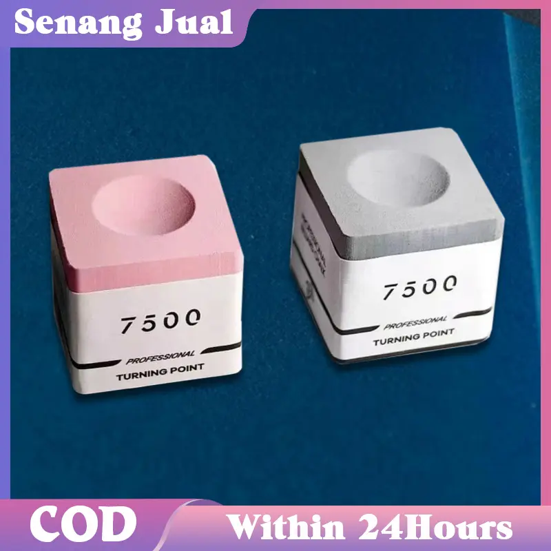 Chalk Billiard Premium Abu-Abu Atau Merah Muda TP TURNING POINT 7500