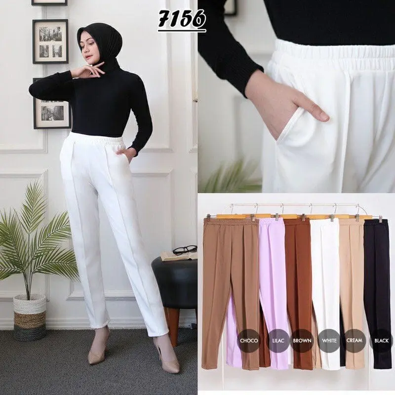 BASIC PANTS SCUBA PENCIL SIZE S>XXL // CELANA BASIC SCUBA / DOTY PANTS SCUBA 0