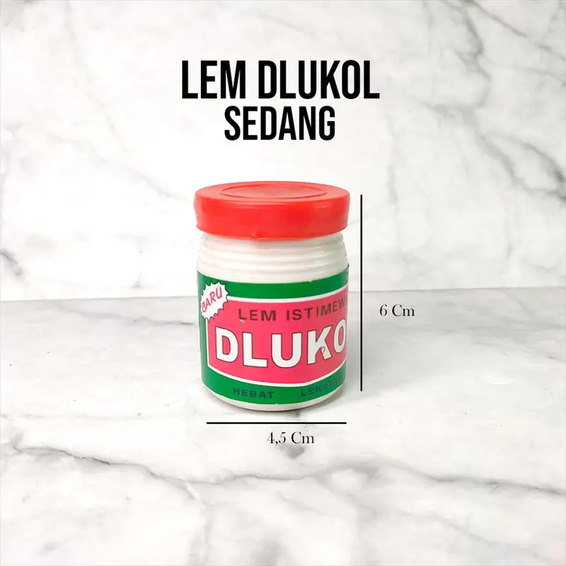 1pc Lem colek DLUKOL  MEDIUM / lem kertas / lem serbaguna / lem murah DLUKOL 2