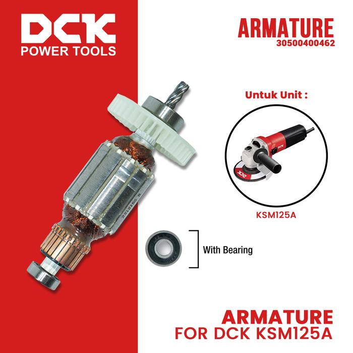 Gambar Armature/Angker untuk Gerinda 5 Inci KSM/DSM/ASM125A dari DCK Power Tools Indonesia Kota Administrasi Jakarta Barat Tokopedia