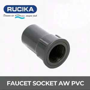 Sock Drat Dalam PVC AW 1/2 inch SDD PVC AW 1/2" Female Socket PVC JIS 1/2 inch Faucet Socket PVC 1/2 inch