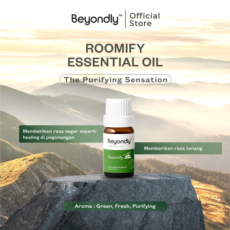 [BUY 2 GET 3] Beyondly Travel Essential - Peppermint & Roomify Essential Oil FREE Lemon Essential Oil - Pereda Mabuk Perjalanan Darat Pusing Mual Pengharum Mobil Pewangi Mobil Traveling Aromaterapi Halal BPOM 3