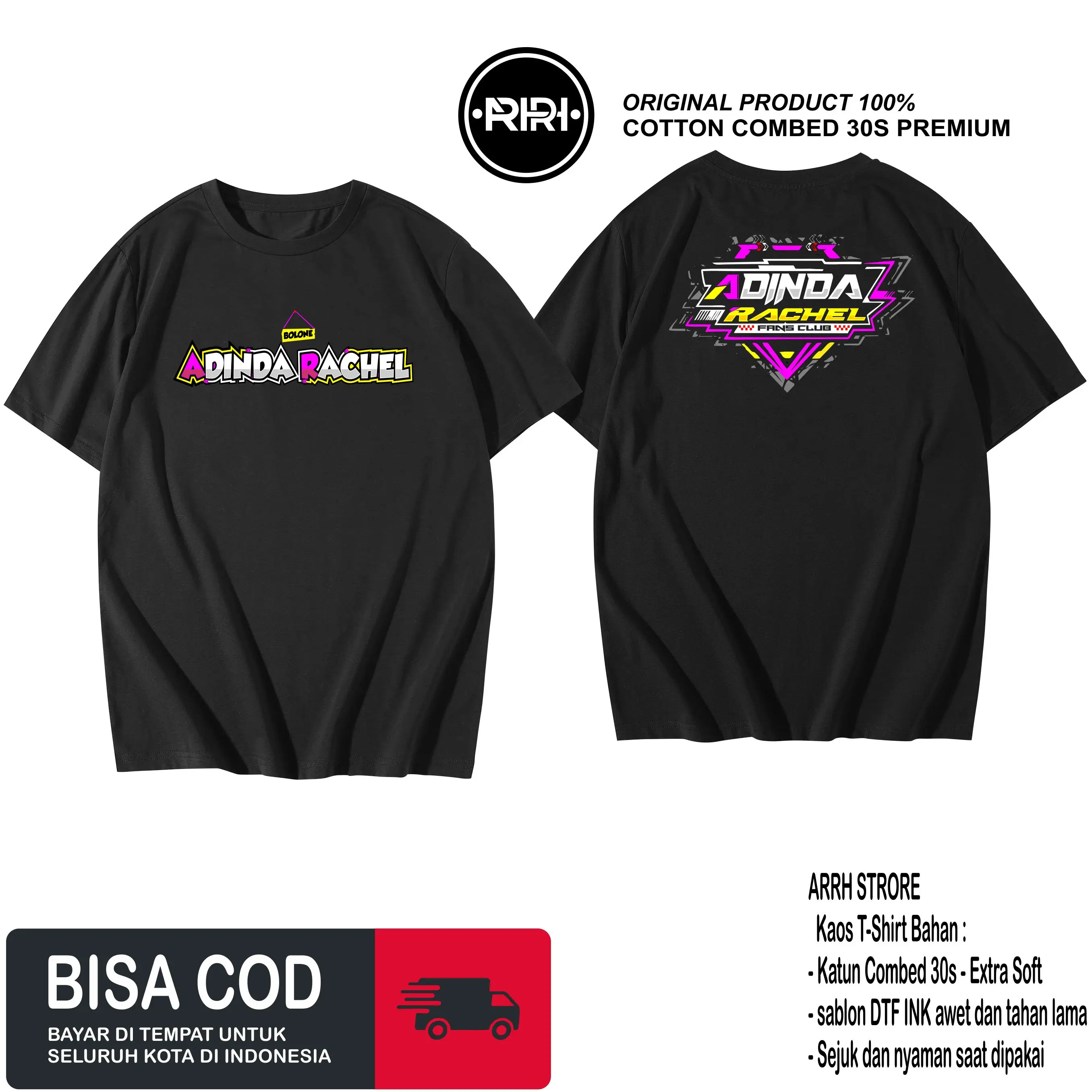 KAOS Dinda Teratu kaos pria wanita Kaos Fans dinda teratu unisex kaos cotton combbed 30s