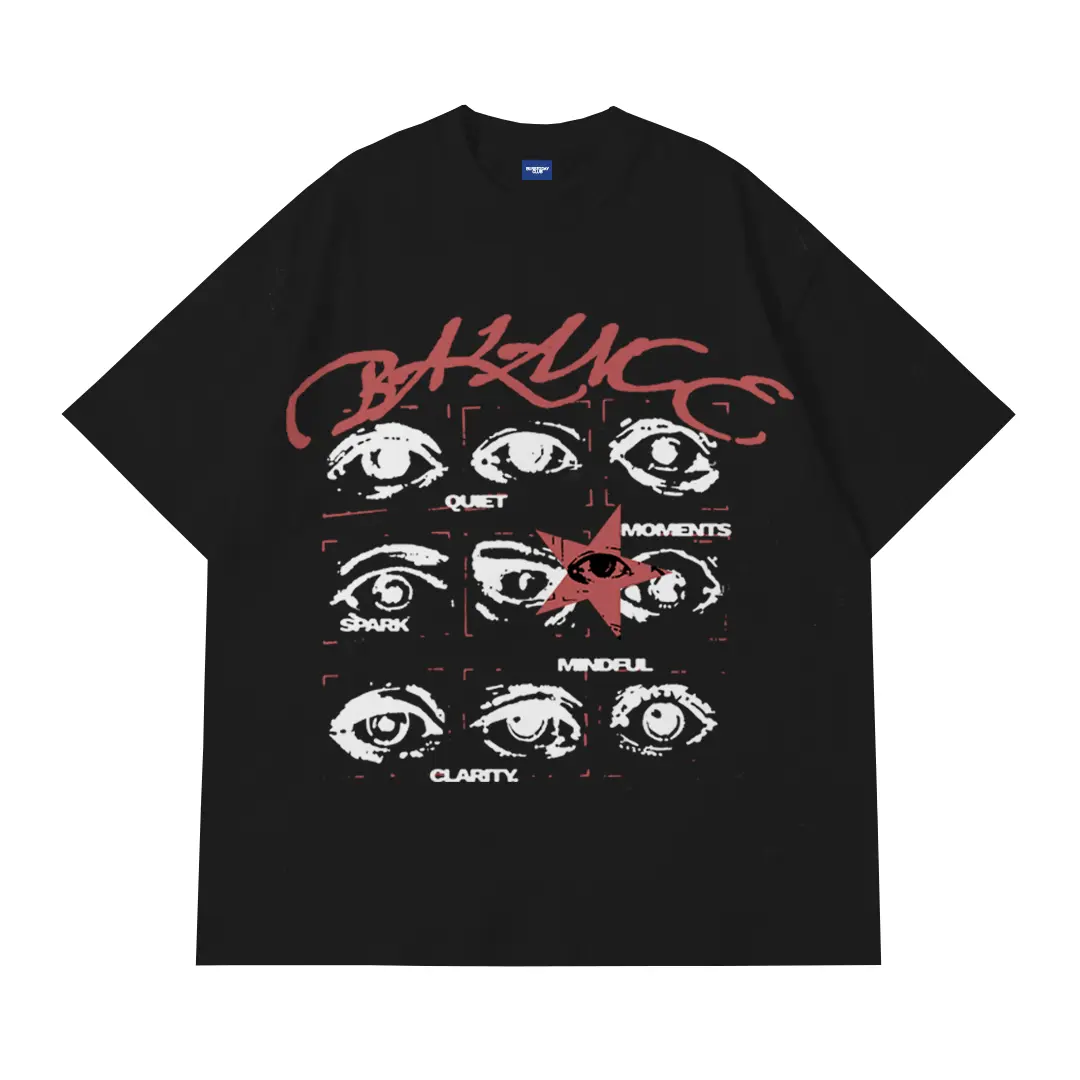 Kaos Oversize / Oversize T-shirt "Eyes" - Burstoday Club