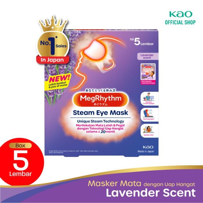 Gambar Megrhythm Steam Eye Mask Lavender 5s - Masker Mata dari KAO Indonesia Kab. Bekasi Tokopedia