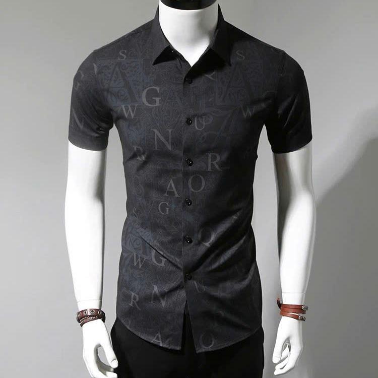 Áo sơ mi nam ngắn tay SMN07 quảng châu IN 3D cao cấp chất vải lụa kate mềm mịn, dày dặn thiết kế trẻ trung năng động SMN-07 NEWSTORE Menswear Shirt