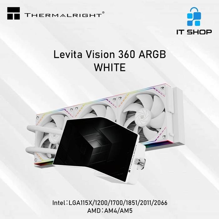 Promo THERMALRIGHT Levita Vision 360 ARGB WHITE Screen Size 6.67