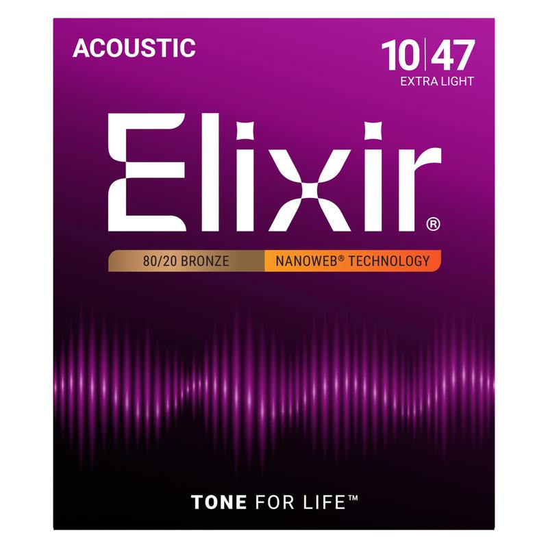 Bộ Dây Đàn Elixir Guitar Acoustic Cao Cấp - Đủ 3 Phân Loại