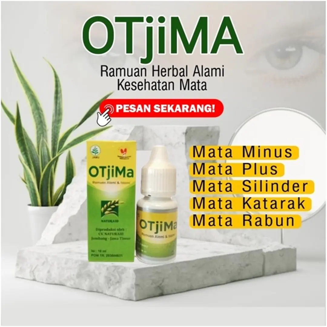 tetes herbal mata otjima Original tetes penjernih mata merah mata katarak minus 10 ml