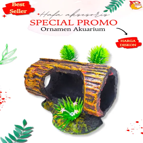 Hiasan Kayu Bolong untuk Aquarium - Desain Unik dan Berkualitas anubis  aquascape