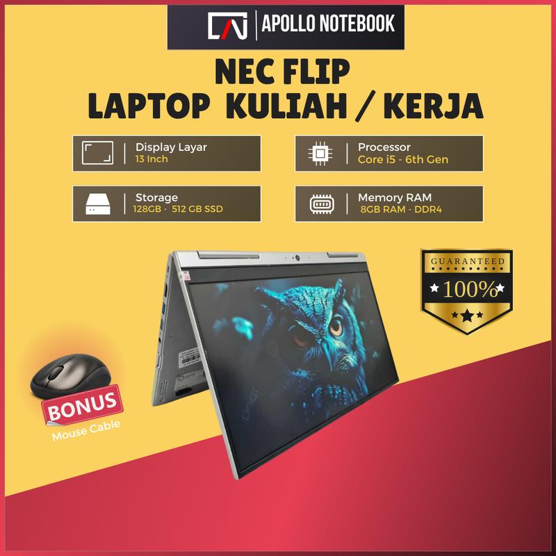 Laptop 2 in 1 Touchscreen Yoga VK23 Core i5 - 8GB - SSD 512GB- Layar 12 inch - Slim - Ringan - Multifungsi & Berkualitas 0