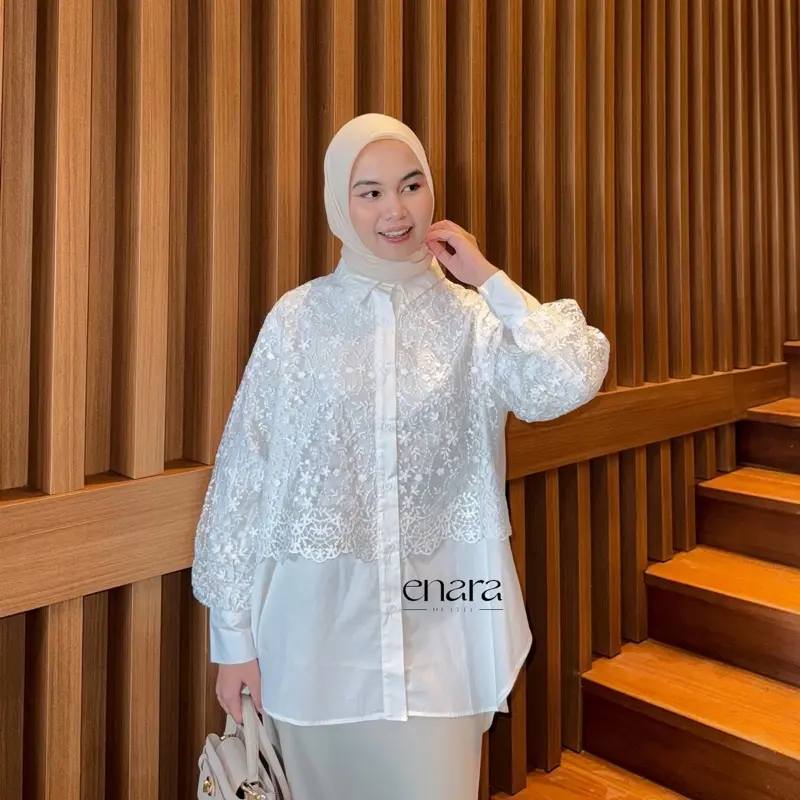 KAYONA BASIC - Atasan wanita brukat by ENARA OUTFIT