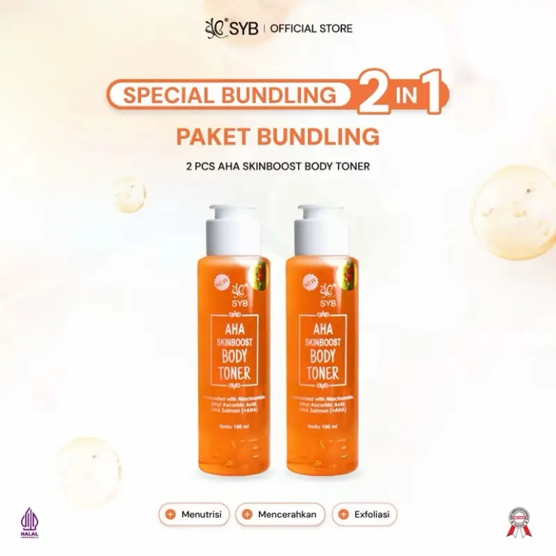 SYB AHA skinboost toner ( toner badan )) 1