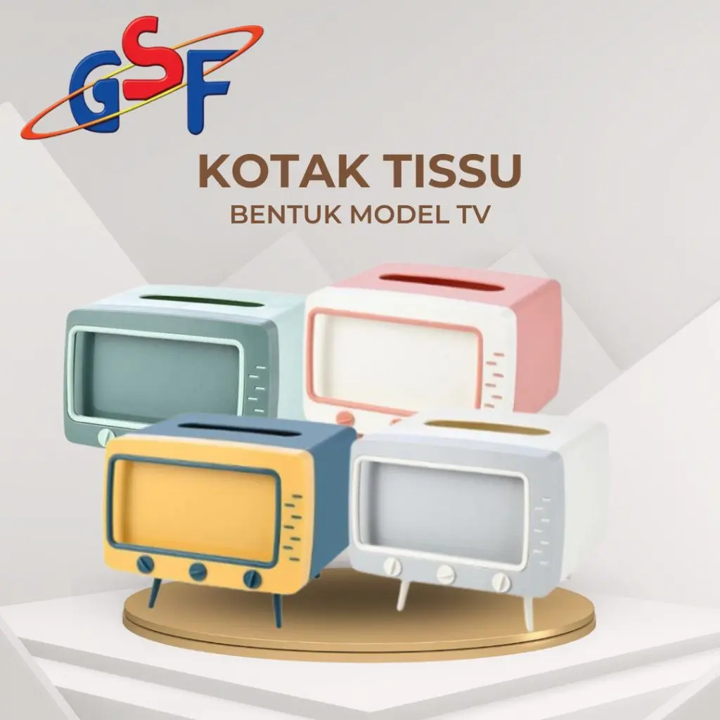 GSF Kotak tisu model tv terbaru dan holder hp