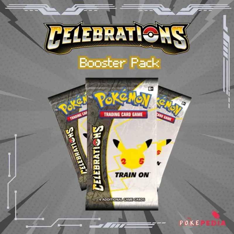 Celebrations Booster Pack Kartu Pokemon TCG (Trading Card Game) English Edition Bahasa Inggris Pocket Monsters 0