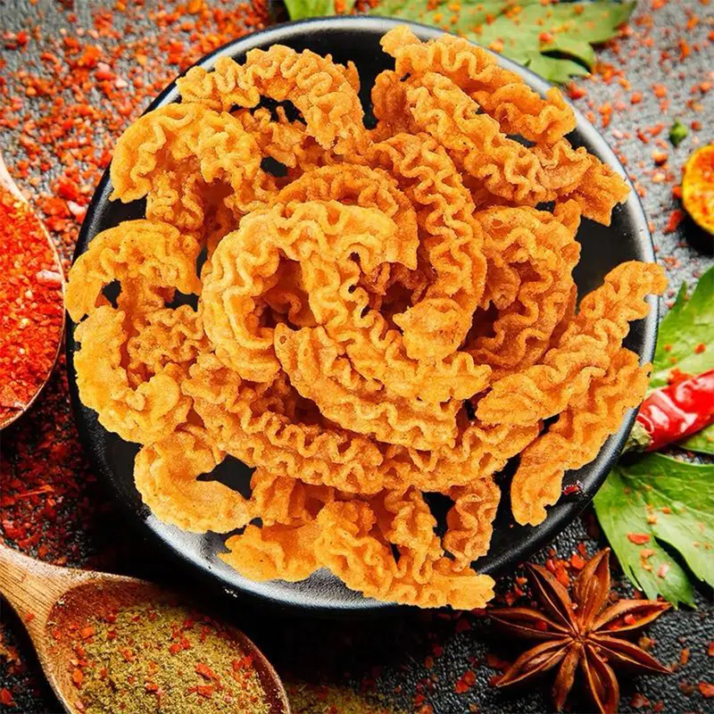 (HALAL) taiko krezz  Camilan ikan cumi kembang/Camilan murah/ Hadiah makanan/Camilan higienis/ Cemilan Crispy/ Kering Manis Gurih/ciki/snack halal/mukbangasrm/Jajanan Pedas/Cemilan Kering/makaroni renyah/snack 500g/cemilan enak simple Food Keripik Ayam 6