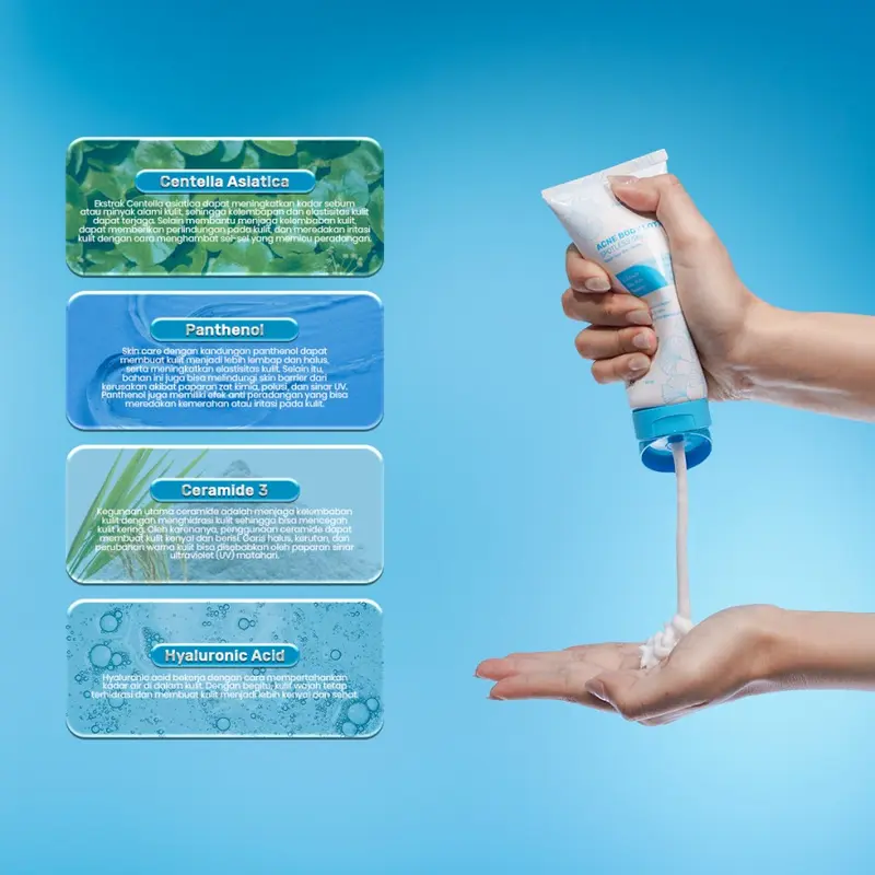 JEVARINE BUNDLING Acne Body Lotion + Skin Body Castile Soap Perawatan Kulit Berjerawat dan Panu 1