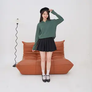 BYBLANK Ota Polo Knit Long Sleeve – Kaos Polo Knit Lengan Panjang Pria Premium