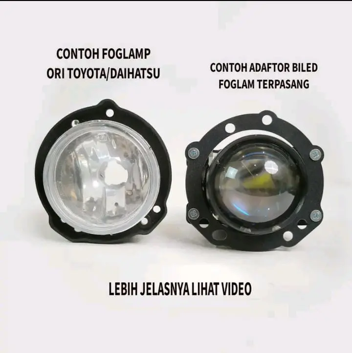 Breket Adaptor Foglamp Biled Universal Atau Honda PNP Semual Mobil 6