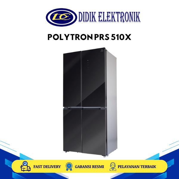 Gambar Polytron PRS 510X Kulkas 4 Pintu Side by Side 480 Liter Inventer Technology dari Didik Elektronik Store Kota Administrasi Jakarta Barat Tokopedia