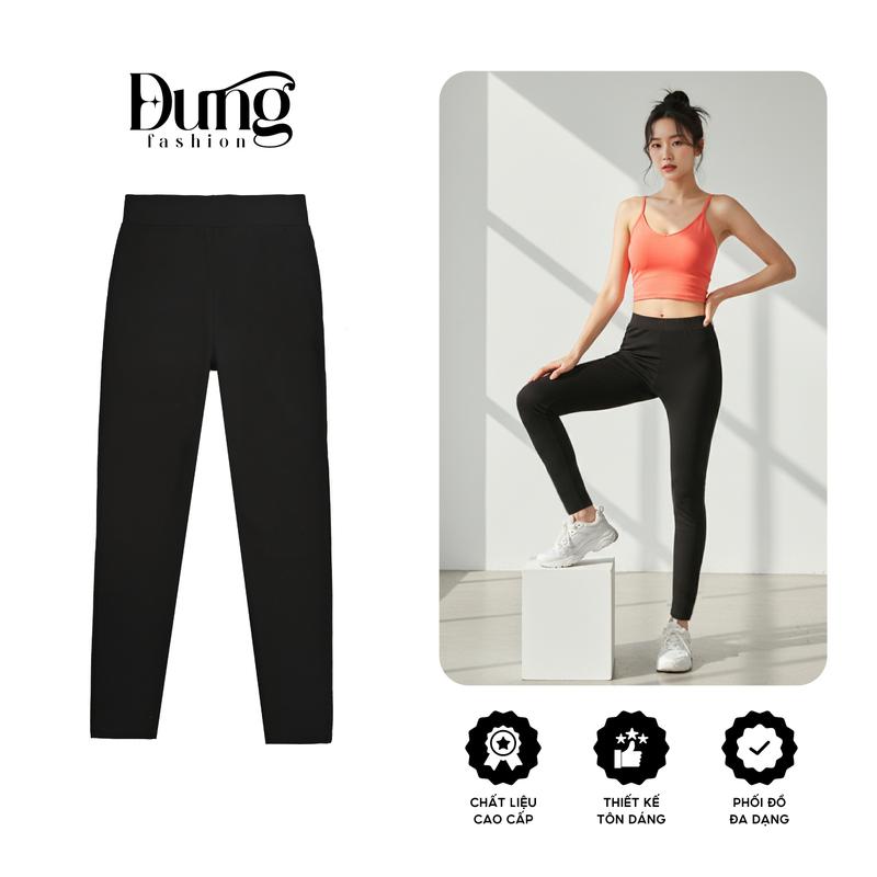 QUẦN LEGGING NỮ CẠP VỪA 5CM CHẤT UMI HÀN L1 CÓ TÚI ,ÔM GỌN TÔN DÁNG CỰC CHUẨN