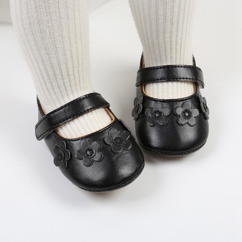 Product Introduction of Toddler Walking Flat Shoes Baby Girl Shoes PU Leather Crib Shoes Toddler Girls Shoes for Summer Princess Shoes 32