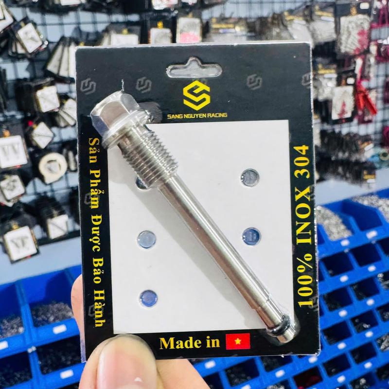  Ốc Giữ Bố Thắng Heo Nissin 1 Bis Thái 2 Bis INOX 304 CNC Nguyên Khối Phụ Tùng Chất Liệu Không Rỉ Made in Vietnam 