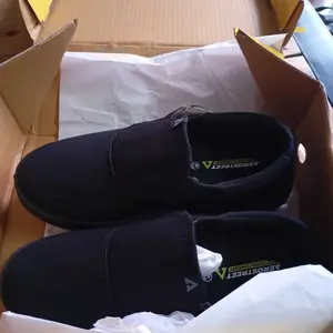 Aerostreet 37-44 Comfy 2.0 Hitam Hitam Hitam - Sepatu Sneakers Casual