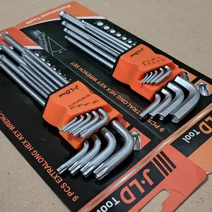 JLD 2 Set Kunci L Bintang 9 pcs + Kunci L Balpoin Combinasi 9pcs / Tersedia Juga Kunci L Tekiro