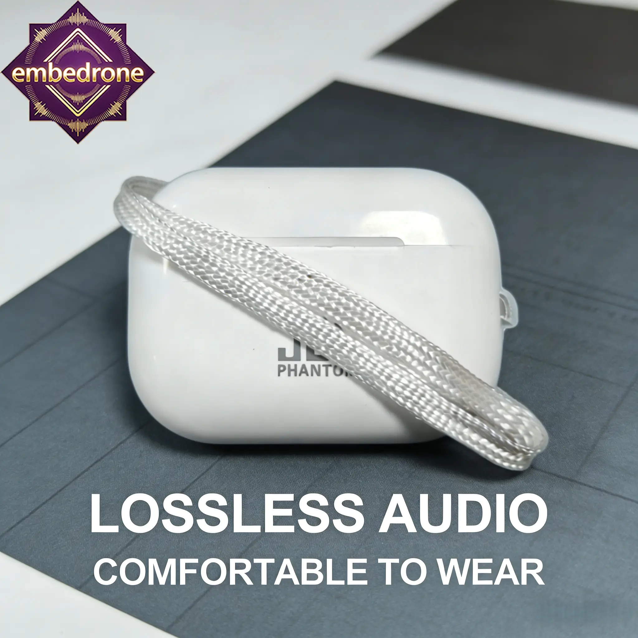 Bluetooth5.4 20 Jam Baterai Noise Cancelling Putih