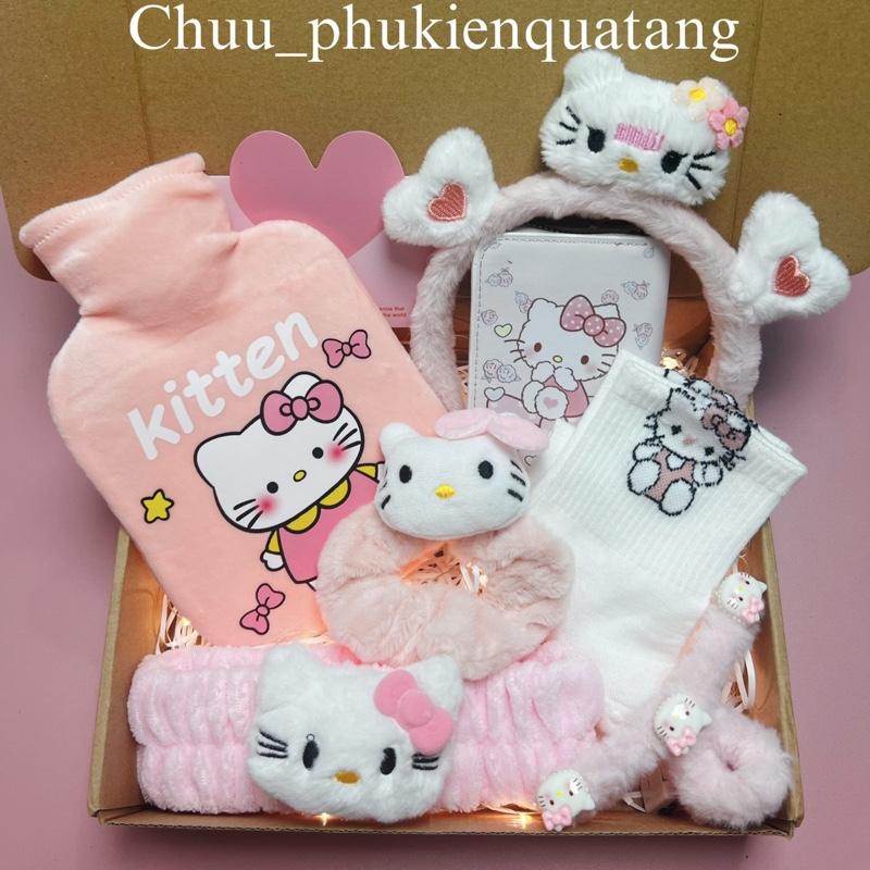    TẶNG TÚI ĐỰNG QUÀ   Bộ quà tặng túi chườm bụng 500ml kity tặng sinh nhật ngày lễ kỉ niệm 